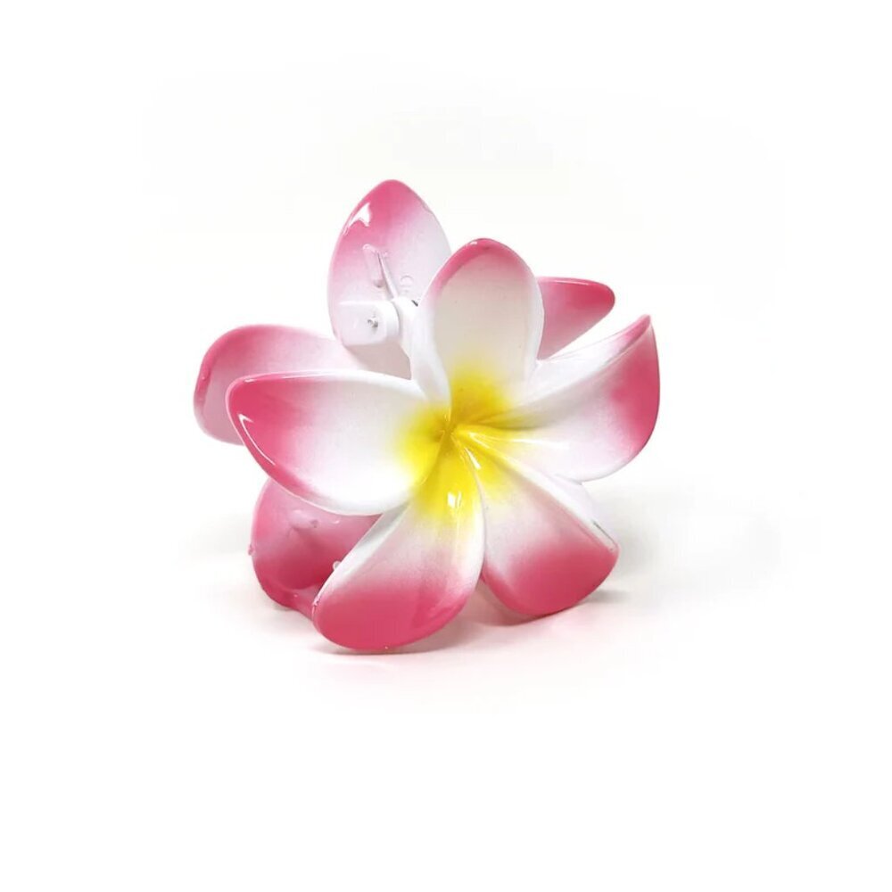 NWT Hawaiian Hot Pink Flower Hair Claw Clip
